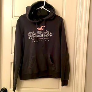 Hollister Women’s Large Hoodie - Dark Gray - Like New